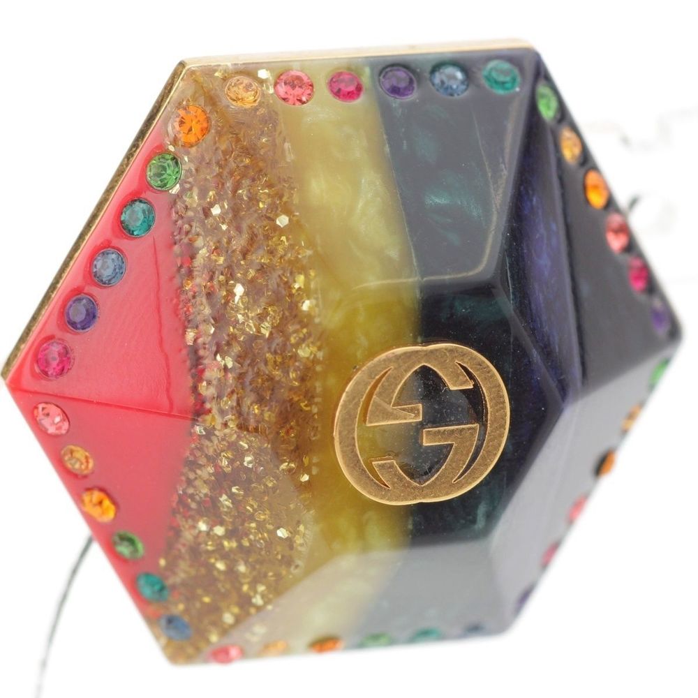 Gucci Gg Interlocking Colored Stone Earrings Acce… - image 4